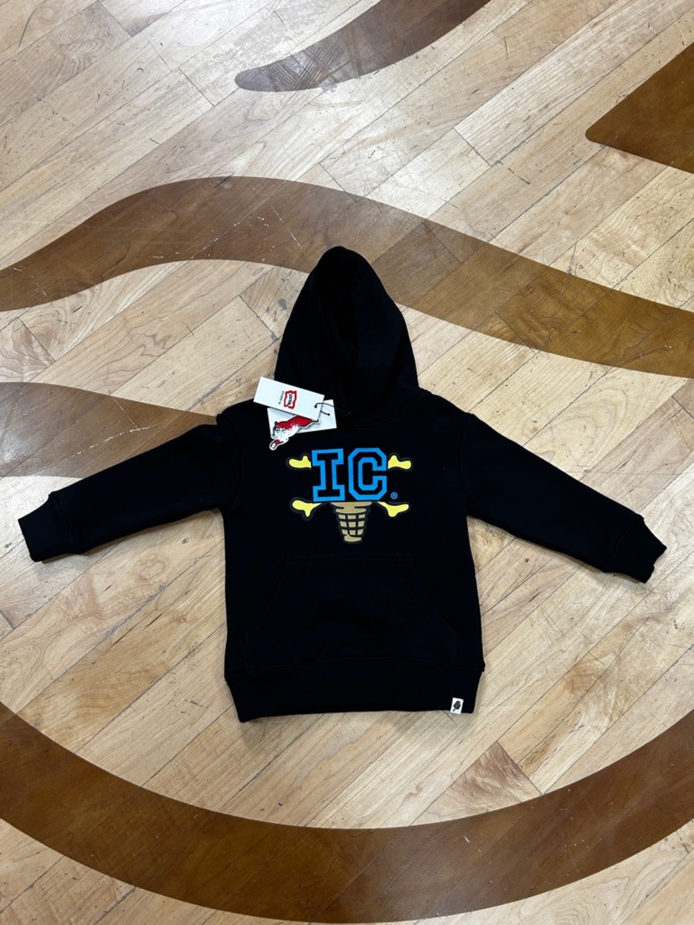 NWT Ice Cream Boys 'IC Cream' Black Hoodie